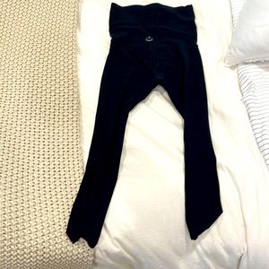 Beyond yoga space dye love the bump midi maternity leggings